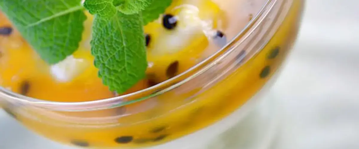 Mousse aux fruits de la passion