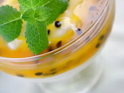 Mousse aux fruits de la passion