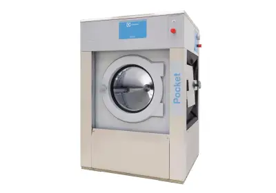 Laveuse essoreuse barrière à chargement frontal avec programmateur Compass Pro®