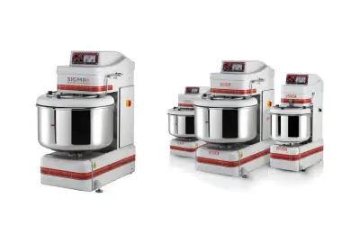 Pétrin à spirale cuve fixe 56 kg de pâte