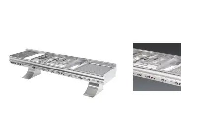 Catrine Ligne 90 : Des appareils conçus pour vous offrir une cuisine de haute qualité dans le respect de toutes les normes de sécurité & d'hygiène. Conçu pour vous offrir la plus grande efficacité en matière d'économie d'énergie.