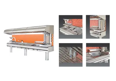 GAMME Catrine Line 60 : Vous avez le choix entre de nombreux produits différents tels que Gyros, Frytops, Friteuses, Grills, Bain Maries, Cuisinières, Chauffe frites, qui viendront compléter votre "Snack Line"